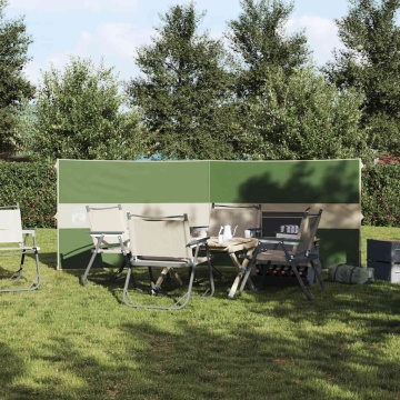 Paravan de camping verde 344x120 cm impermeabil - Img 3