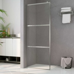 Paravan de duș walk-in, 140 x 195 cm, sticlă ESG transparentă - Img 1