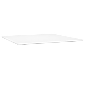 Pat box spring cu saltea, gri deschis, 200x200 cm, textil - Img 5