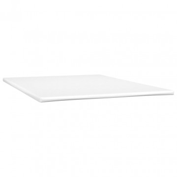 Pat box spring cu saltea, negru, 140x190 cm, catifea - Img 5