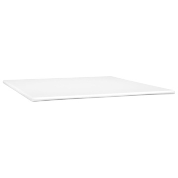 Pat box spring cu saltea, roz, 160x200 cm, catifea - Img 5