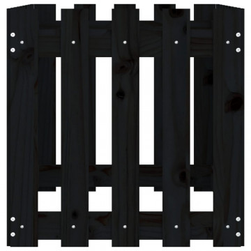 Pat înălțat grădină design gard 100x50x50 cm lemn de pin tratat - Img 5