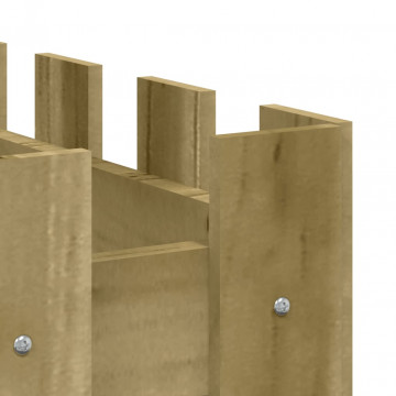 Pat înălțat grădină design gard 100x50x50 cm lemn impregnat pin - Img 6