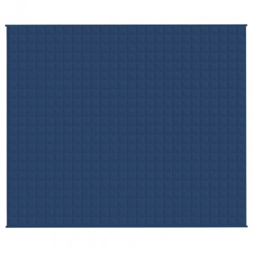 Pătură cu greutăți, albastru, 220x260 cm, 11 kg, textil - Img 3