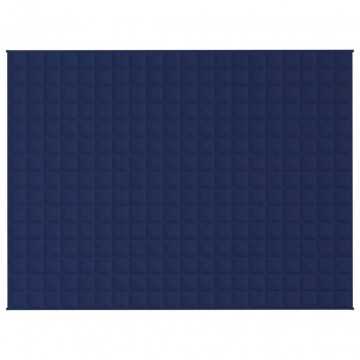 Pătură grea, albastru, 152x203 cm, 7 kg, material textil - Img 3