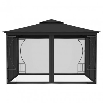 Pavilion cu plase, antracit, 300 x 300 x 265 cm - Img 2