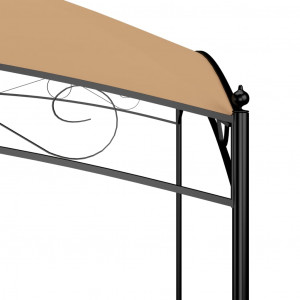 Pavilion, gri taupe, 3 x 3 x 2,65 m, 180 g/m² - Img 4