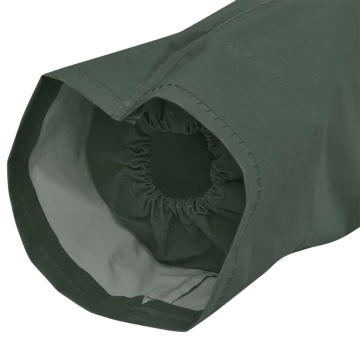 Pelerină de ploaie impermeabilă lungă cu glugă, L, verde - Img 2