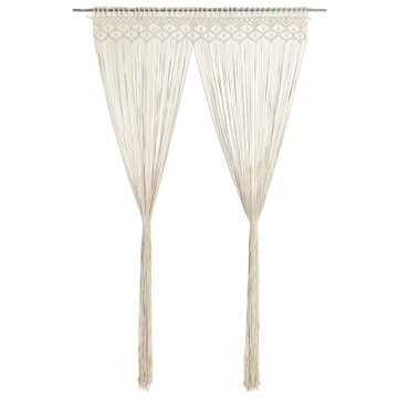 Perdea macrame, 140 x 240 cm, bumbac - Img 1