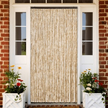 Perdea pentru insecte, bej, 118 x 220 cm, Chenille - Img 1