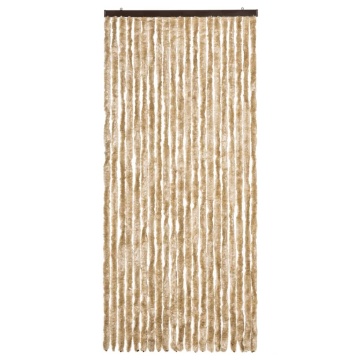 Perdea pentru insecte, bej, 90x200 cm, chenille - Img 3