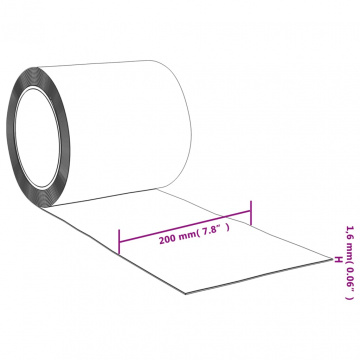 Perdea pentru ușă, roșu, 200 mmx1,6 mm 50 m, PVC - Img 6