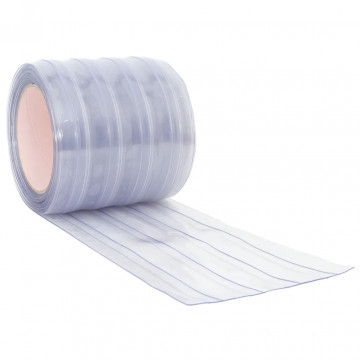Perdea pentru ușă, transparent, 200 mmx1,6 mm 50 m, PVC - Img 4