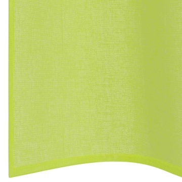 Perdele Voile cu Oelii 2 buc Verde măr 140x245 cm - Img 5