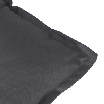 Pernă bancă de grădină 2 buc melanj antracit 100x50x7 cm textil - Img 7