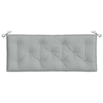 Pernă bancă de grădină 2db melanj gri deschis 120x50x7cm textil - Img 5