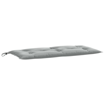 Pernă bancă de grădină, melanj gri deschis, 100x50x7 cm, textil - Img 2