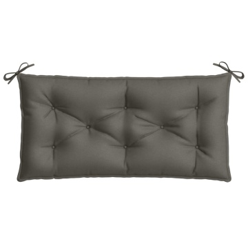 Pernă bancă de grădină, melanj gri închis, 100x50x7 cm, textil - Img 4