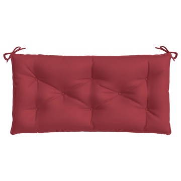 Pernă bancă de grădină, roșu vin, 110x50x7 cm, material oxford - Img 4