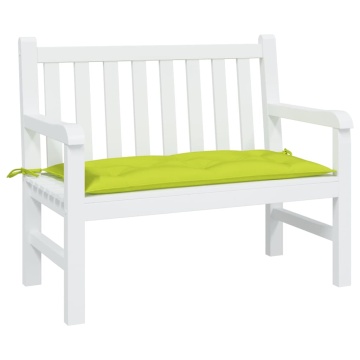 Pernă bancă de grădină verde aprins, 100x50x7 cm, textil oxford - Img 1