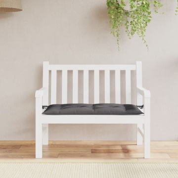 Pernă de bancă de grădină antracit 100x50x7 cm textil oxford - Img 3