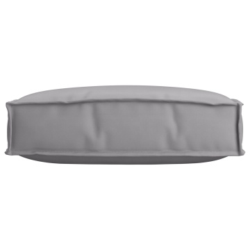 Pernă de Exterior Gri Poliester 60cm x 60cm x 12cm - Img 1