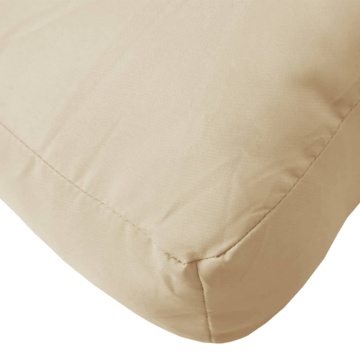 Pernă de paleți, bej, 120x40x12 cm, material textil - Img 7