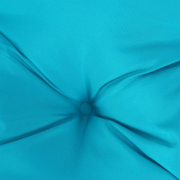 Pernă de paleți, turcoaz, 60x60x12 cm, textil - Img 7