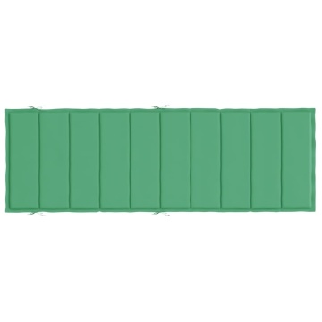 Pernă de șezlong, verde, 186x58x3 cm, textil oxford - Img 4