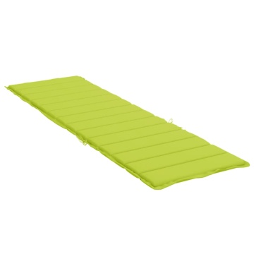 Pernă de șezlong, verde aprins, 200x60x3 cm, textil oxford - Img 4