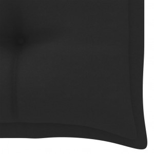 Pernă pentru balansoar, negru, 100 cm, material textil - Img 6