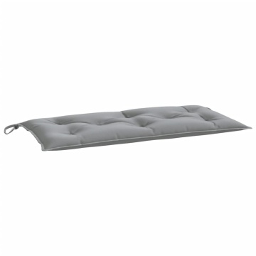Pernă pentru bancă de grădină gri, 110x50x7 cm, material oxford - Img 2