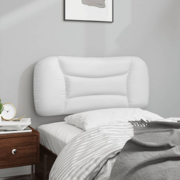 Pernă pentru tăblie pat, alb, 90 cm, piele artificială - Img 4