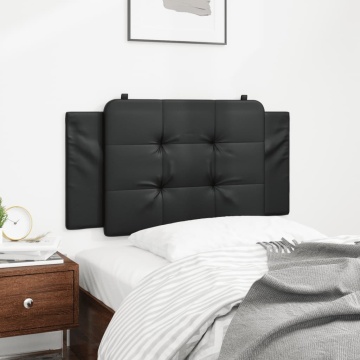 Pernă pentru tăblie pat, negru, 100 cm, piele artificială - Img 3