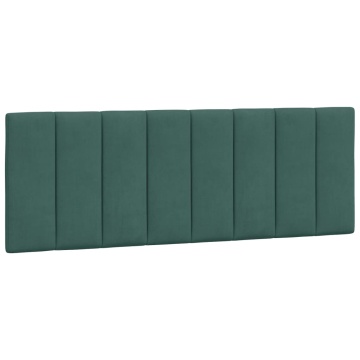 Pernă tăblie de pat, verde, 120 cm, catifea - Img 2