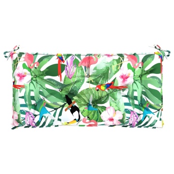 Perne bancă de grădină 2 buc. multicolor 100x50x7 cm textil - Img 5