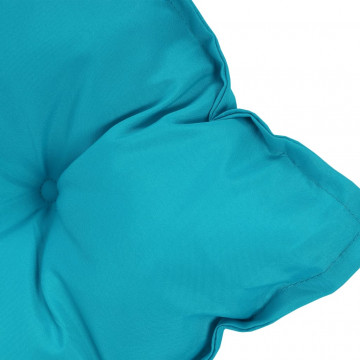 Perne de bancă, 2 buc., turcoaz, 180x50x7 cm, textil - Img 6