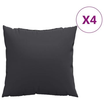 Perne de canapea, 4 buc., negru, 40x40 cm, textil - Img 2