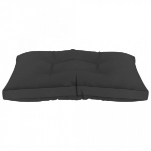 Perne de canapea din paleți, 3 buc., negru, material textil - Img 5