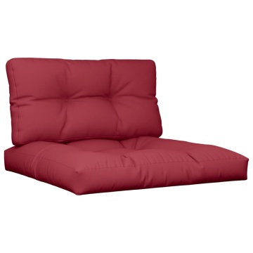 Perne de paleți, 2 buc., roșu vin, material textil - Img 2