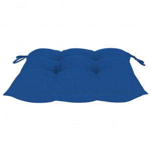 Perne de scaun, 2 buc., albastru deschis, 40 x 40 x 7 cm, textil - Img 4