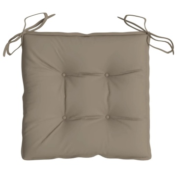 Perne de scaun, 4 buc., gri taupe, 40x40x7 cm, textil oxford - Img 5