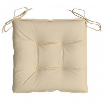 Perne de scaun, 6 buc., bej, 50x50x7 cm, textil oxford - Img 8