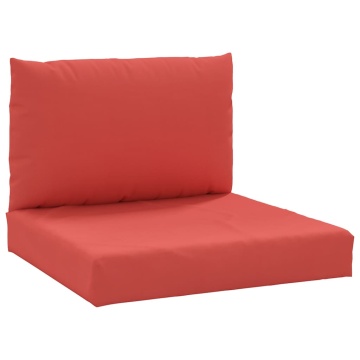 Perne pentru canapea din paleți, 2 buc., roșu, textil - Img 2