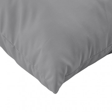 Perne pentru canapea din paleți, 3 buc., gri, material textil - Img 6