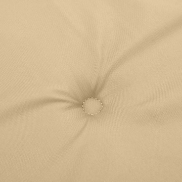 Perne scaun cu spătar înalt 2 buc. melanj bej 120x50x4cm textil - Img 6