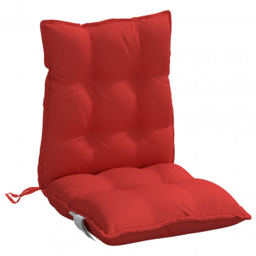 Perne scaun cu spătar mic, 4 buc., roșu, textil oxford - Img 4