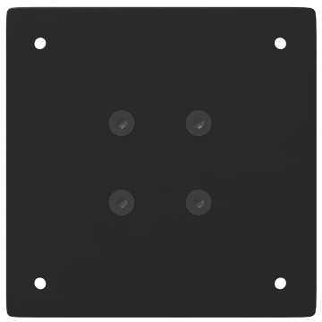 Picioare măsuță de cafea 4 buc Negru 72-74 cm Oțel - Img 6