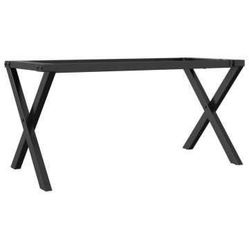 Picioare Măsuță de cafea X-Frame 70x30x43 cm Oţel - Img 2