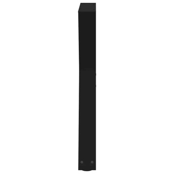 Picioare pentru masă 2 buc Negru 80x(72-73,3) cm Oțel - Img 5